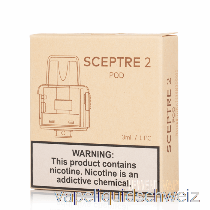 Innokin Scepter 2 Ersatzkapseln 3 Ml Pod + 2 Spulen Vape Schweiz